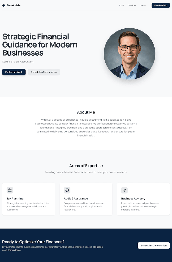 Professional Accountant Portfolio